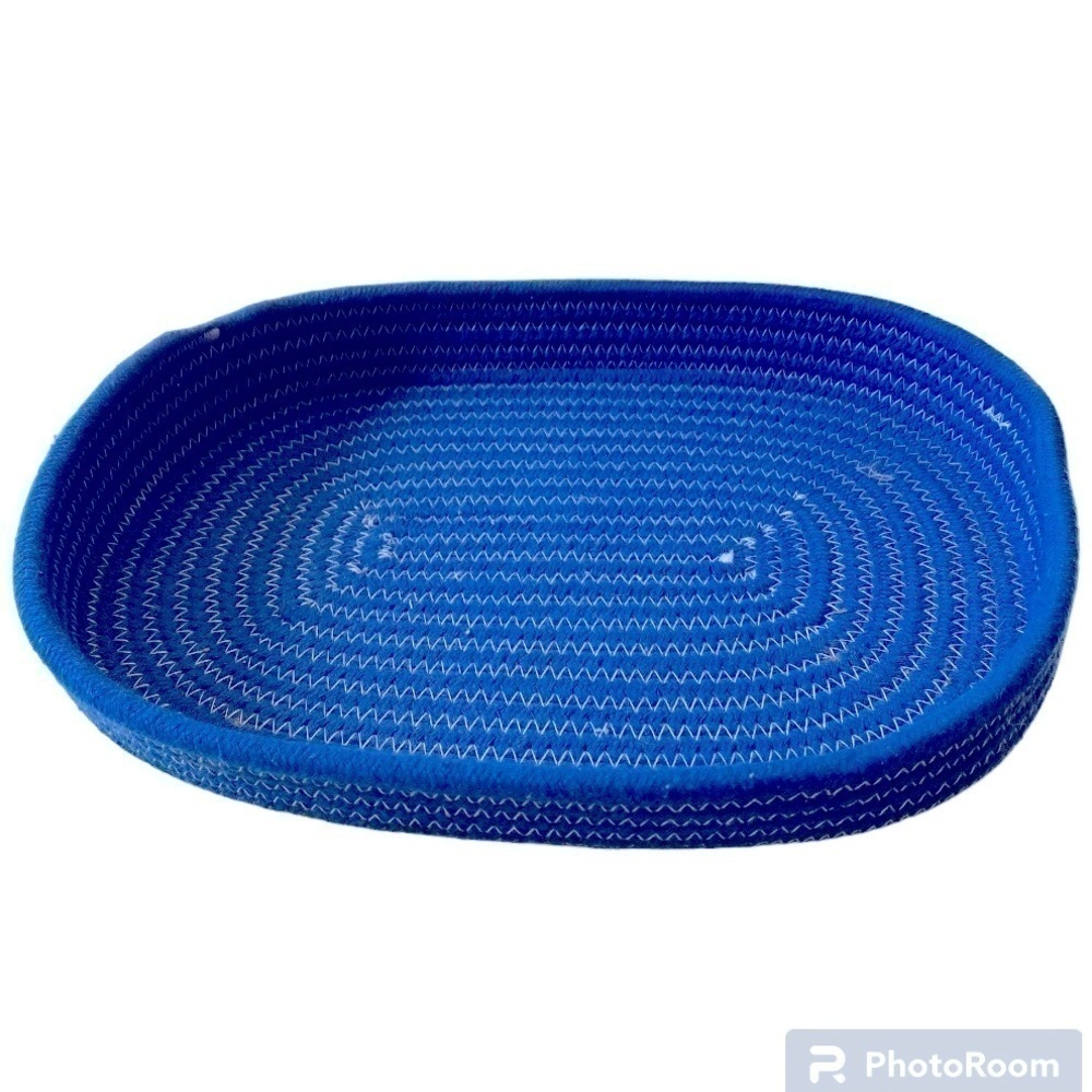 WOVEN BLUE BASKET